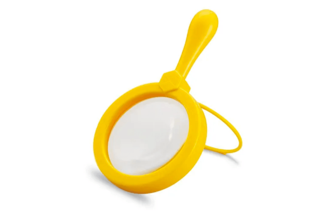 Jumbo Magnifying Glass - The Montessori Room, Learning Resources, Toronto, Ontario, Canada, toddler magnifying glass, children&#39;s magnifying glass, science exploration, science tools, science materials, investigation, adventure, outdoor tools, outdoor toys