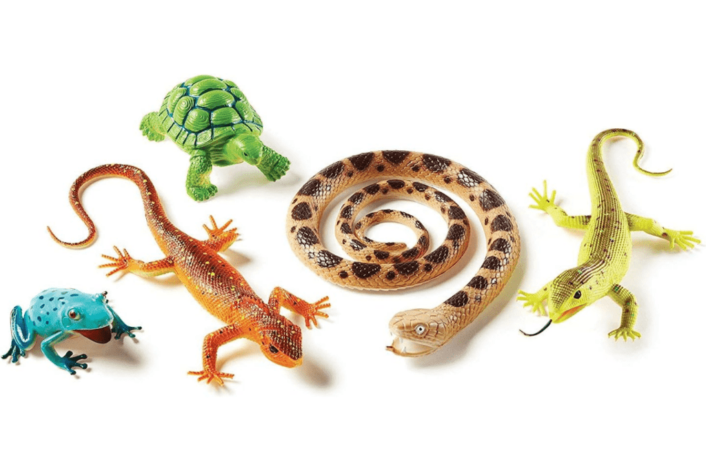 Jumbo Reptiles & Amphibians by Learning Resources, 3 years and up, Montessori language materials, pretend play, The Montessori Room, Toronto, Ontario, Canada. 