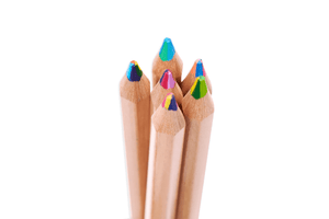 Kaleidoscope Multi-Coloured Pencils (Set of 6)