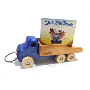Little Blue Truck Bundle - The Montessori Room, Le Tursquin Boutique Wooden toys, wooden truck, Canadian made toys, Little Blue Truck book, Holztiger animals, best gifts for toddlers, baby gift registry ideas, Toronto, Ontario, Canada