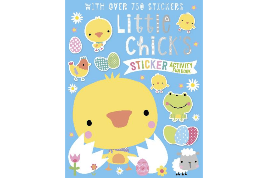 Little Chick&#39;s Sticker Activity Fun Book, Make Believe Ideas, 3 years and up, 750 stickers included, easter gifts, The Montessori Room, Toronto, Ontario, Canada, travel toys, activity books for kids