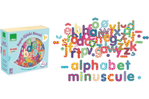Lowercase Letter Magnets by Vilac