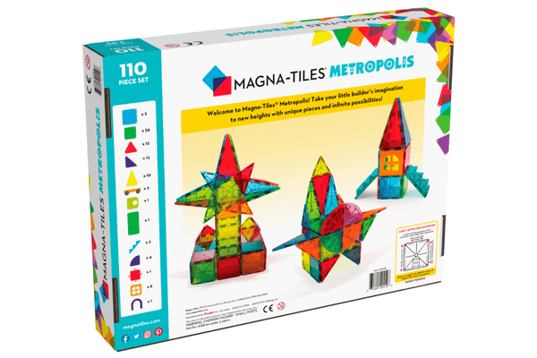 Magna Tiles Metropolis 110 Piece Set I The Montessori Room Toronto
