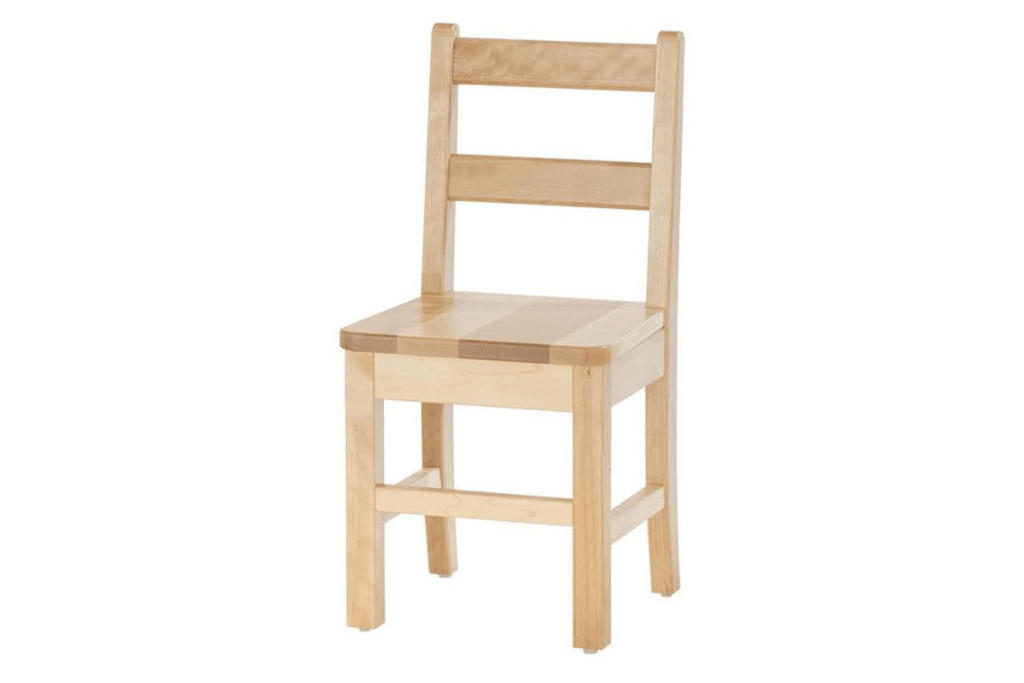 J.B. Poitras Maple Wood Classroom Chairs, 8 sizes available, Montessori furniture, Daycare/Child Care Centre furniture, Preschool furniture, Kindergarten furniture, Elementary furniture, The Montessori Room, Toronto, Ontario, Canada, Made in Canada.