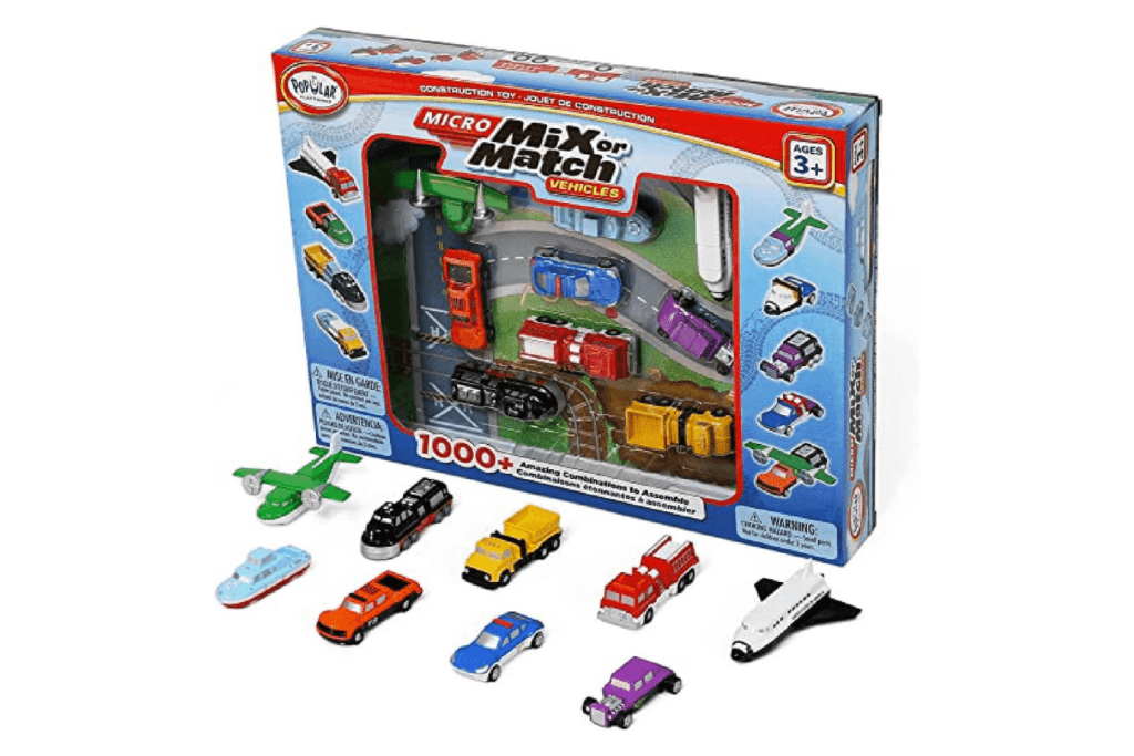 MICRO Mix or Match Vehicles Deluxe, popular playthings, car toys for kids, best toy for kids that like cards, mix and match cars, best dinky car toys, vehicles toys for kids, Toronto, Canada