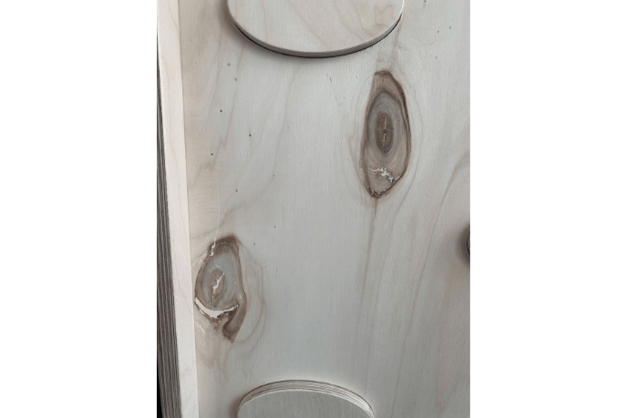 Montessori Climbing Ramp - Wood Imperfections