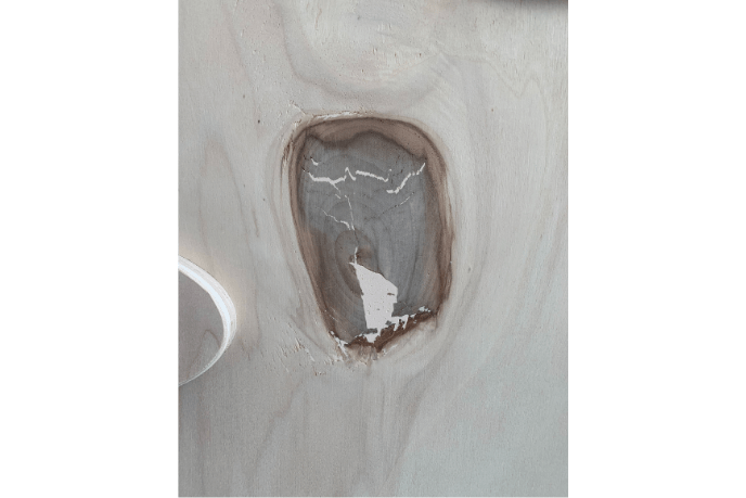 Montessori Climbing Ramp - Wood Imperfections