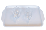 Montessori Wet Pouring Activity - includes 2 Glass Pitchers & Melamine Tray
