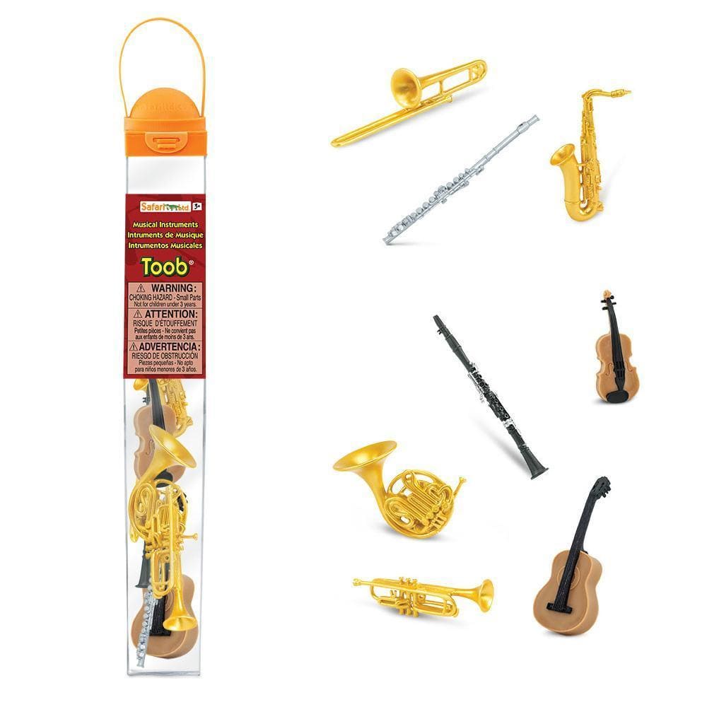 Musical Instruments Toob® - The Montessori Room, Safari Ltd, Toob, plastic mini instruments, educational toys, musical instruments toys, learn about instruments, Toronto, Ontario, Canada