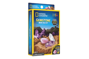 National Geographic Impulse Mini Dig Gem, National Geographic Toys, dig kit, science toys, gemstone dig kit, dig gemstones, STEM toys, gemstone toys, digging toys, best toys for 8 year old, The Montessori Room, Toronto, Ontario, Canada