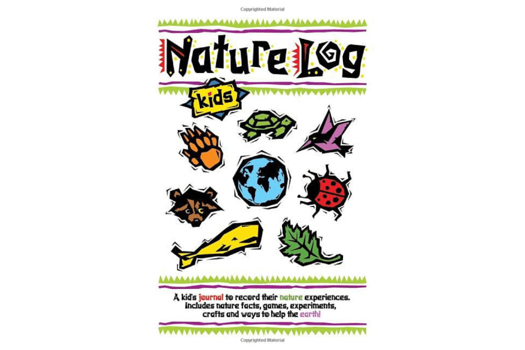 Nature Log Kids, Journal for kids, journal for nature lovers.
