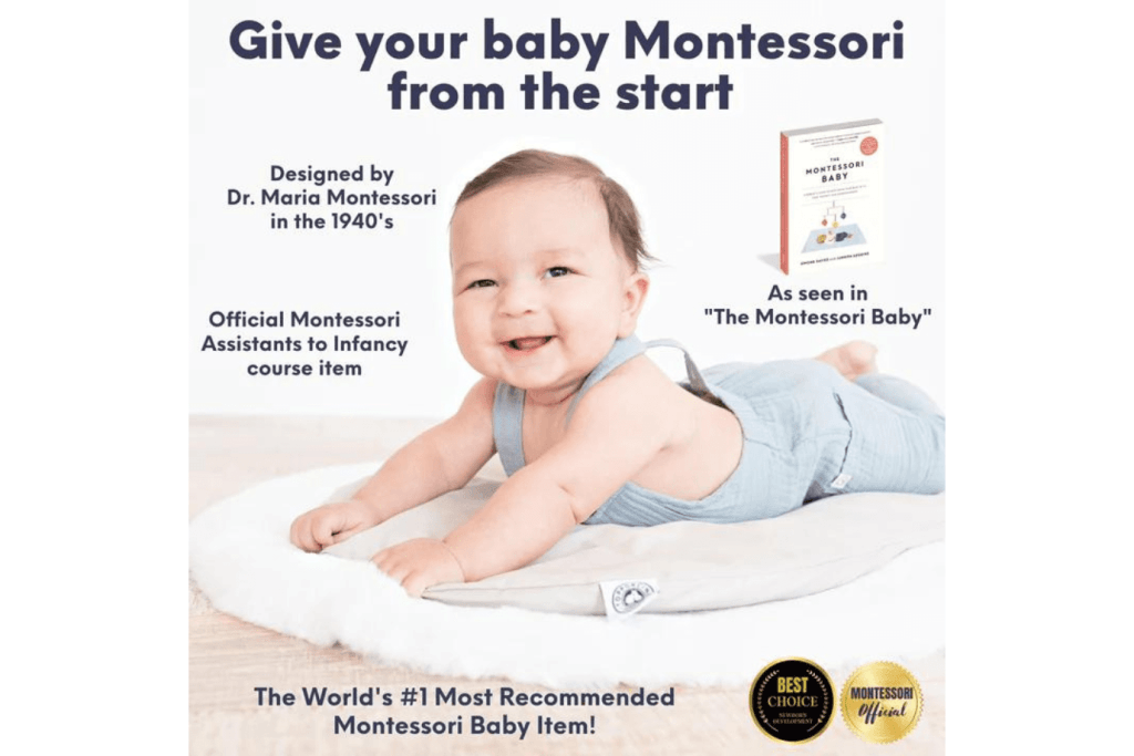 First essential Montessori baby shower gift set with Topponcino 4 layers, gift for store kids