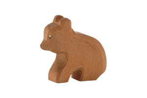 Ostheimer Bear (small sitting), ostheimer Toronto, wooden animals, woodland animals, wooden toys, toys made in Germany, toys made in European, fair trade toys, best wooden toys, wooden toys Canada, Toronto, Canada