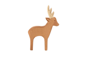 Deer Male By Ostheimer Wooden Toys, ostheimer Toronto, wooden animals, woodland animals, wooden toys, toys made in Germany, toys made in European, fair trade toys, best wooden toys, wooden toys Canada, Toronto, Canada