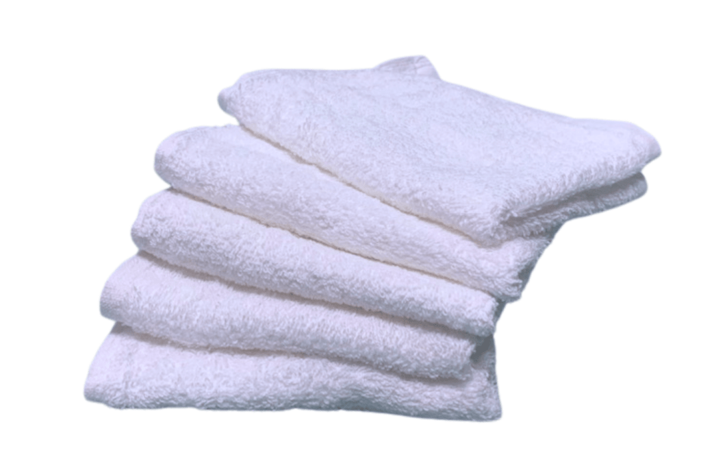 Pack of 5 Cotton Washcloths