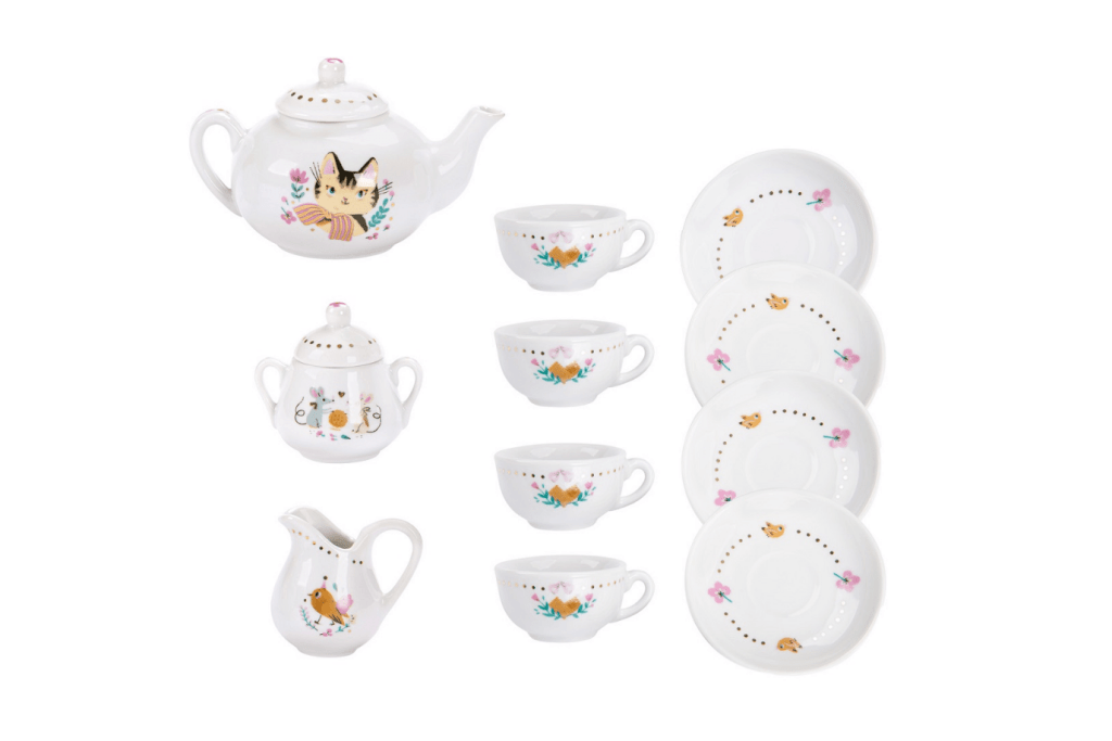 Parisiennes Ceramic Tea Set