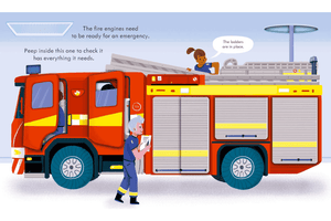 Peep Inside How a Fire Engine Works by Lara Bryan