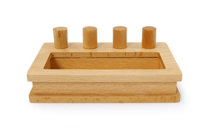 Peg Box, Montessori toddler material, Toronto, Canada