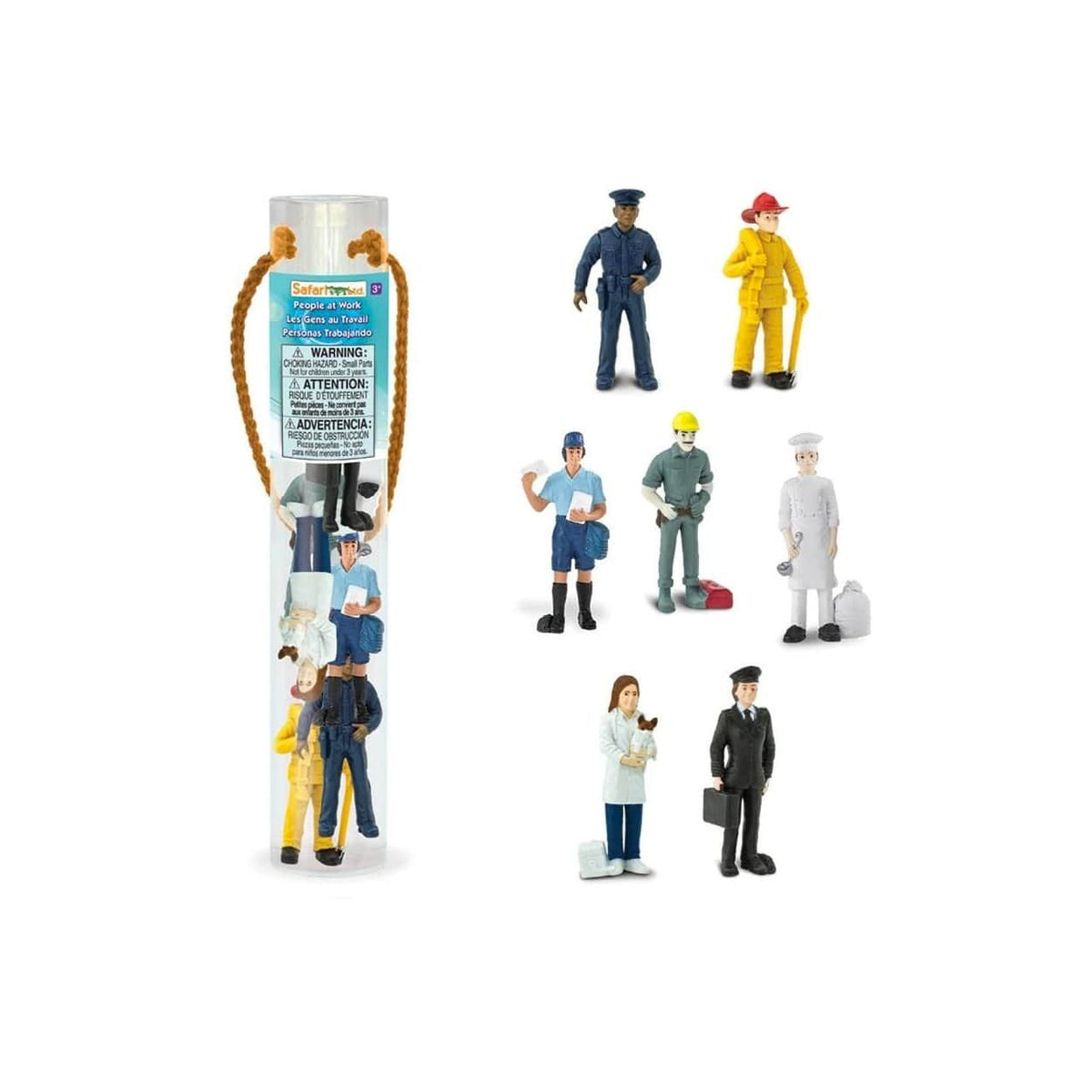 People At Work Toob® - The Montessori Room Safari Ltd, community workers, plastic figures, educational toys, people in the community