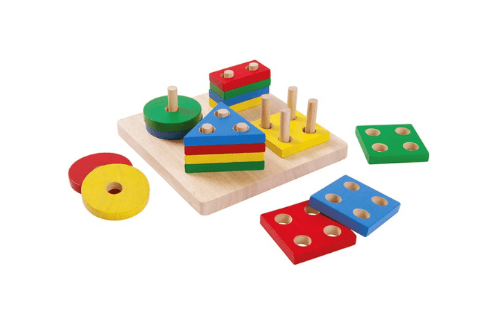 Plan Toys Geometric Sorting Board - The Montessori Room