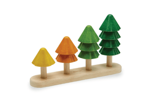Plan Toys Sort and Count Trees - The Montessori Room, Plan Toys, Toronto, Ontario, Canada, math toys, stacking toys, counting toys, wooden toys