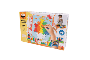 Plus-Plus BIG Picture Puzzle Basic - 60 pcs, Tangram Basic, Plus Plus, building toys, educational toys, open-ended play, imaginative play, best toys for 3 year old, The Montessori Room, Toronto, Ontario, Canada 