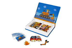 Magneti'books, Racer, Janod, Magnetic activities, magnetic book, travel activities for kids, Toronto, Canada