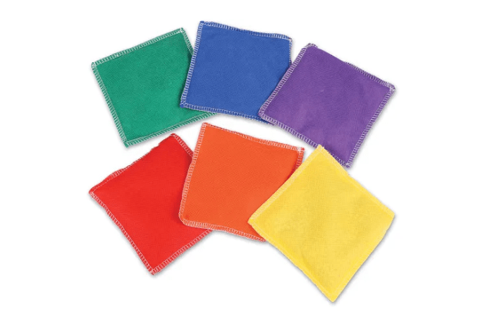 Rainbow Bean Bags - The Montessori Room, Toronto, Ontario, Canada, Learning Resources, bean bags, gross motor toys, imaginative games, best toys for 3 year olds. The Play Kits by Lovevery, Lovevery, Montessori toy subscription, buy Lovevery item individually, Lovevery Canada, Lovevery in store, The Investigator Play Kit 31 - 33 Months