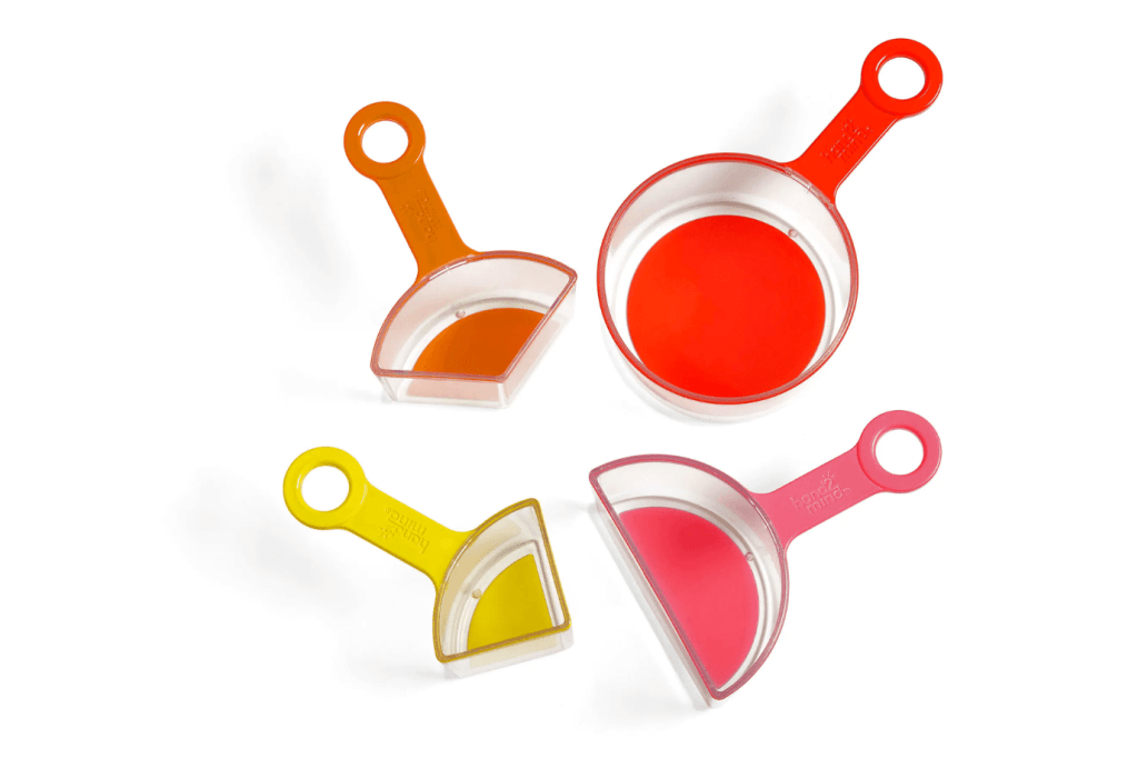 hand2mind Rainbow Fraction Measuring Cups