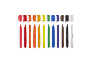 Rainy Dayz Gel Crayons (Set of 12) by Ooly