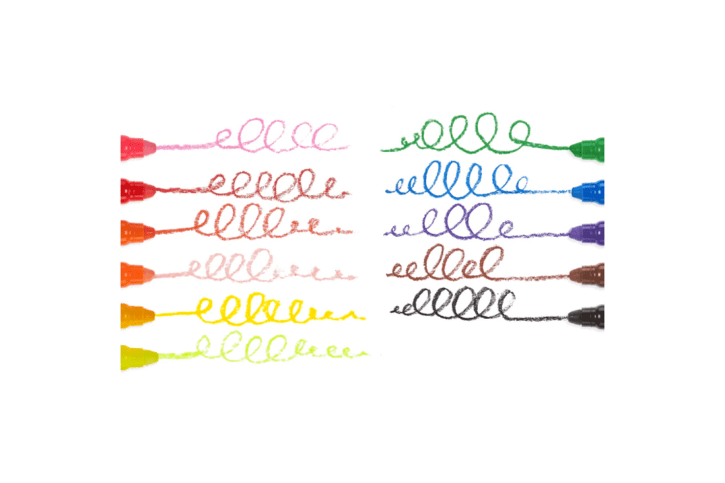 Ooly: Rainy Dayz Gel Crayons - Set of 12