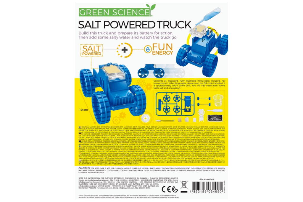 Salt-Powered Truck STEM Kit