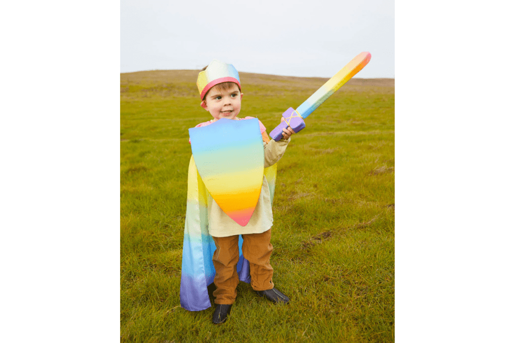 Sarah's Silks Rainbow Shield