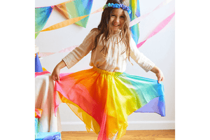 Sarah's Silks Reversible Rainbow Skirt