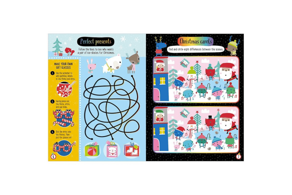 Scratch and Sparkle Christmas Activity Book