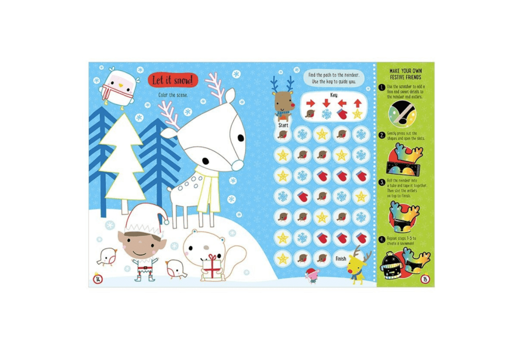 Scratch and Sparkle Christmas Activity Book