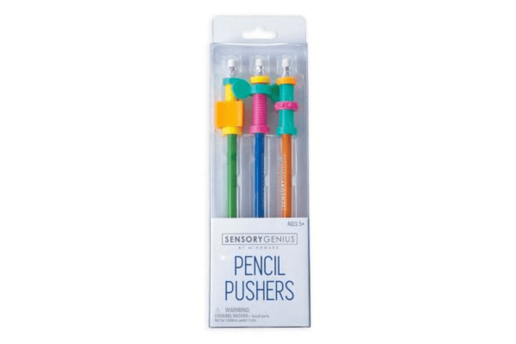 Sensory Genius Pencil Pushers Fidget Accessory, Sensory Genius: Pencil Pushers, fidget toys for school, fidget toys for class, quiet fidget toys, pencil topper fidget toys, fidget toys for kids, Toronto, Canada