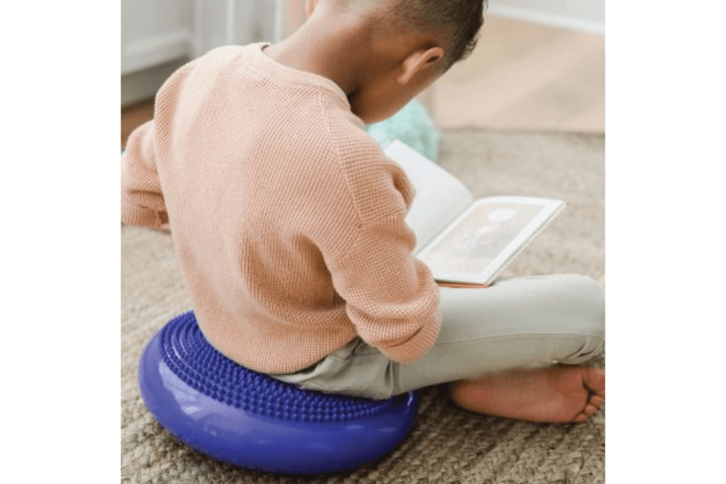 Sensory Wobble Seat Cushion - Silver - 10.6 in