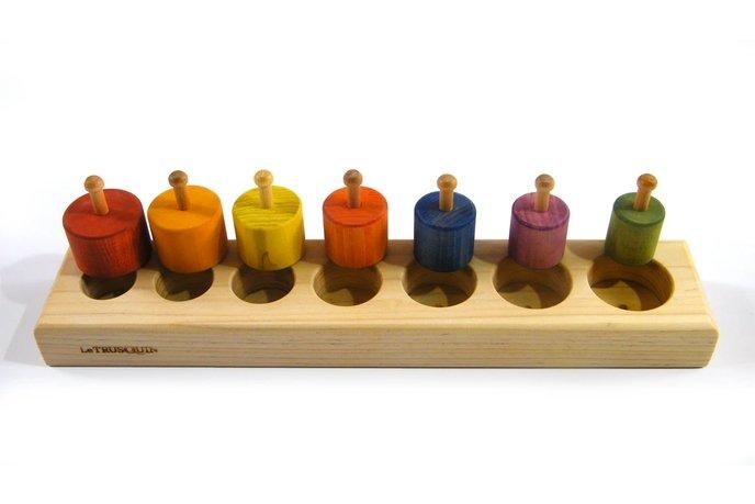 Seven Hands Cylinder Puzzle I Montessori Materials Canada - The