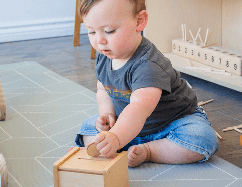 Slotted Box with Chips - The Montessori Room