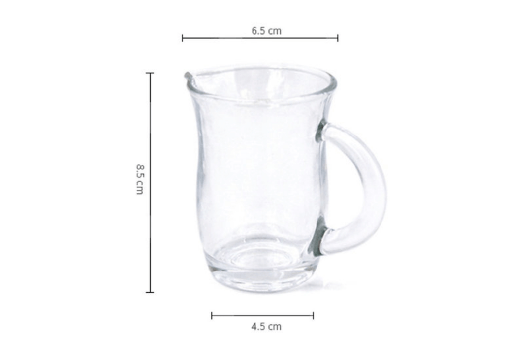 Simax SMALL Glass Pitcher 16 Oz: Borosilicate Glass Pitchers With Handle -  Montessori Pitcher For Kids - Mini Pitcher - Small Water Pitcher For Orange