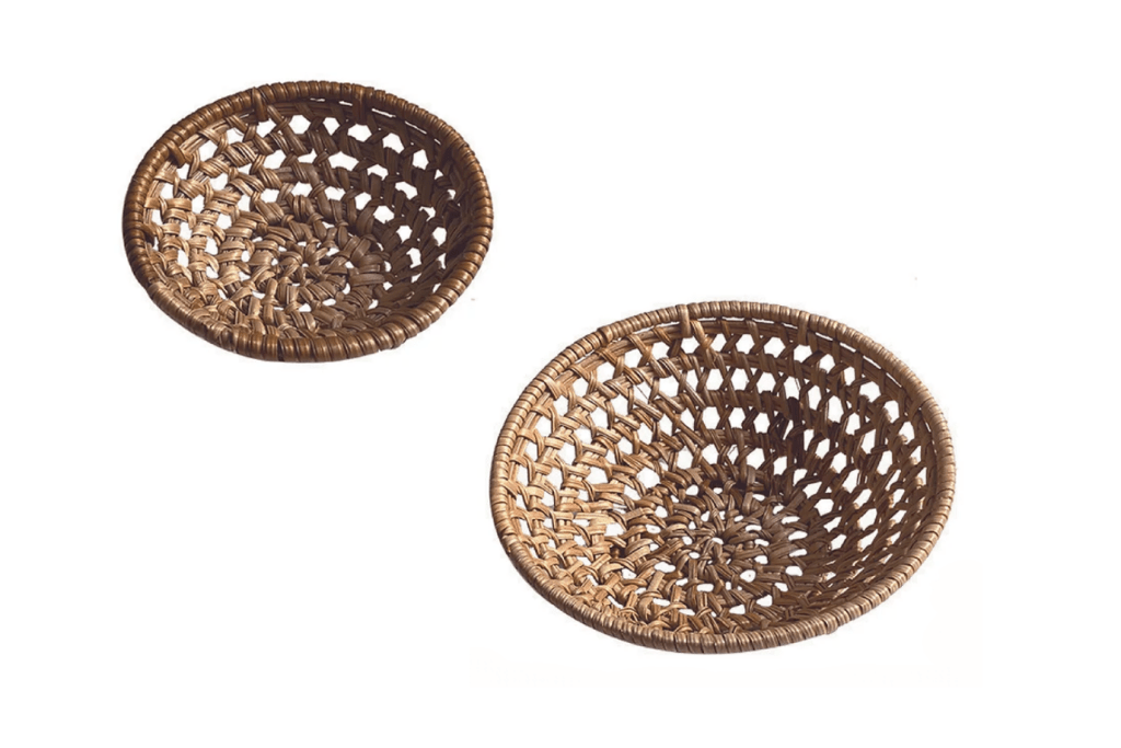 rattan basket, rattan bowl, baskets for Montessori shelf, bowl for Montessori shelf, small basket for montessori shelf, natural baskets Montessori, large basket for storage, The Montessori Room Toronto, Canada, MVITA