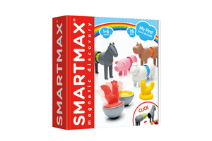 SmartMax My First Farm Animals - 16pcs, SMARTMAX, magnetic toys for toddlers, magnetic toys for preschoolers, magnetic toys for little kids, magnetic toys for babies, building toys for toddlers, STEM toys toddlers, Toronto, Canada