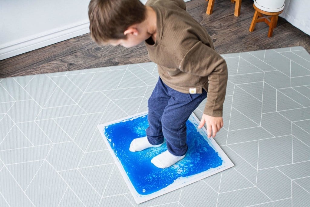 Square Gel Floor Tiles - The Montessori Room