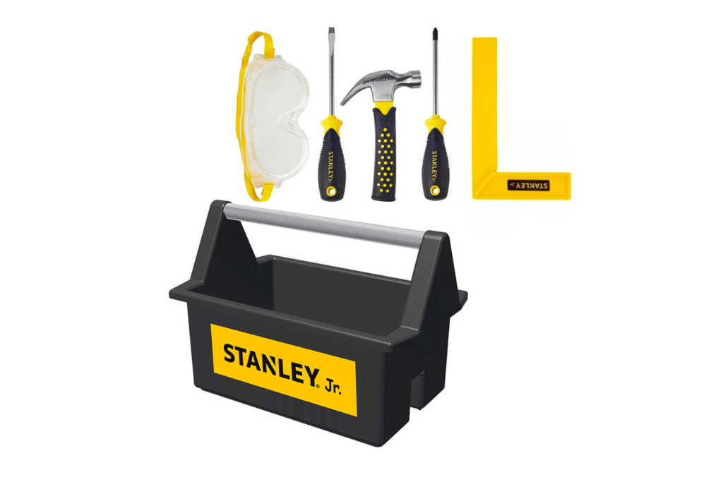 Stanley Jr. - Open Tool Box and 5 Tools