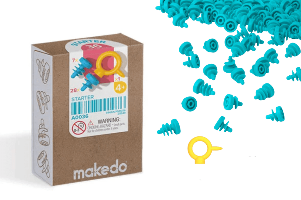 Makedo Starter Kit Tools Reusable Cardboard Construction Building