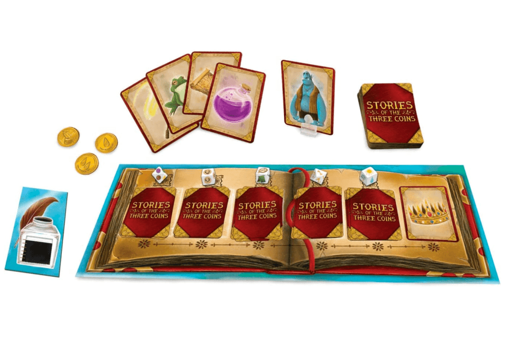 Stories of The Three Coins - Cooperative Storytelling Game - Damaged Box - FINAL SALE