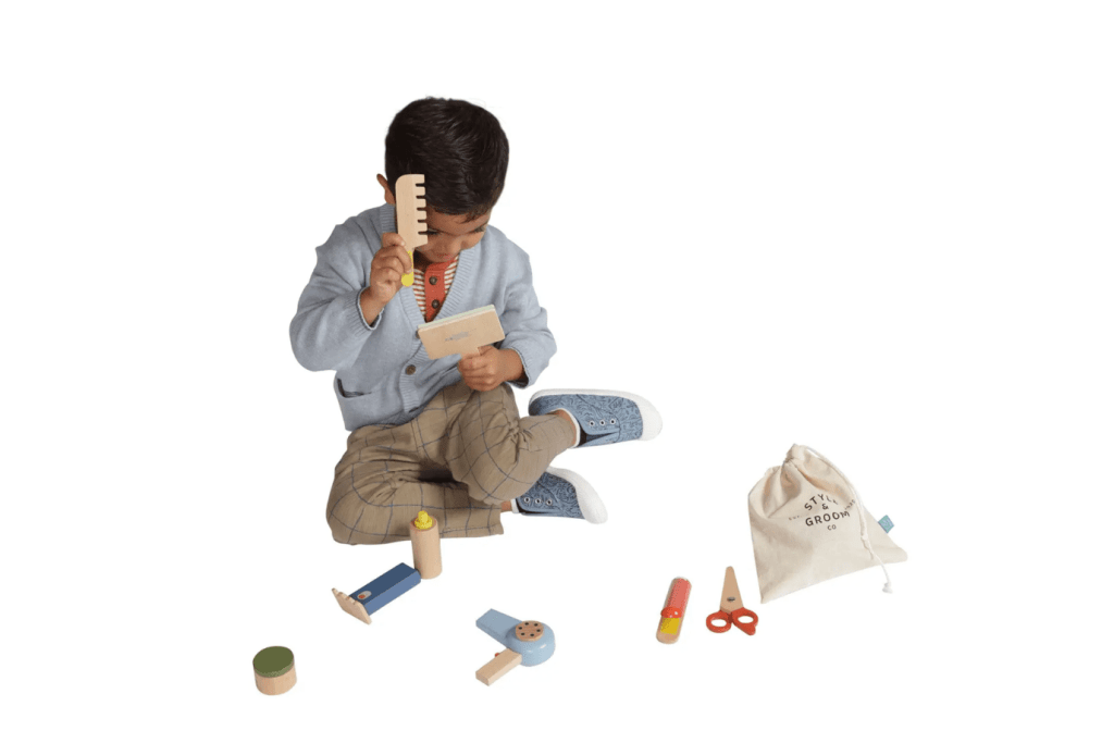 Style & Groom Wooden Hair Styling Set