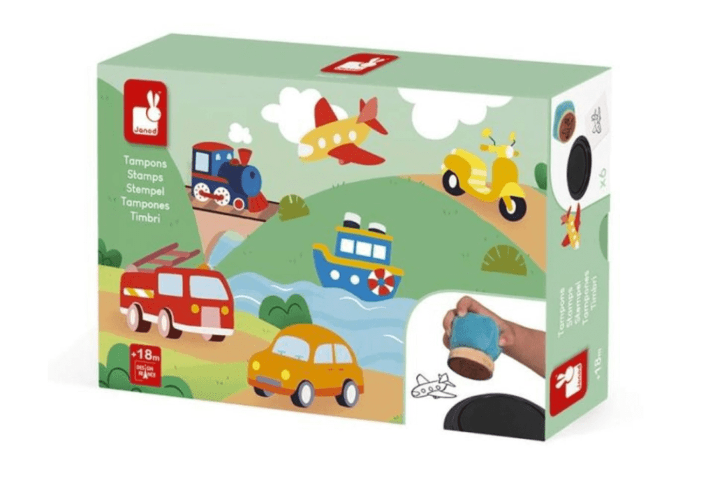 Toddler Fabric Stamp Set - Vehicles