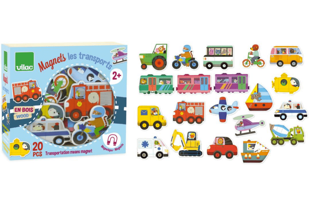 Transportation Magnets by Vilac